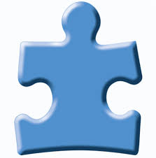 Image of a blue puzzle piece